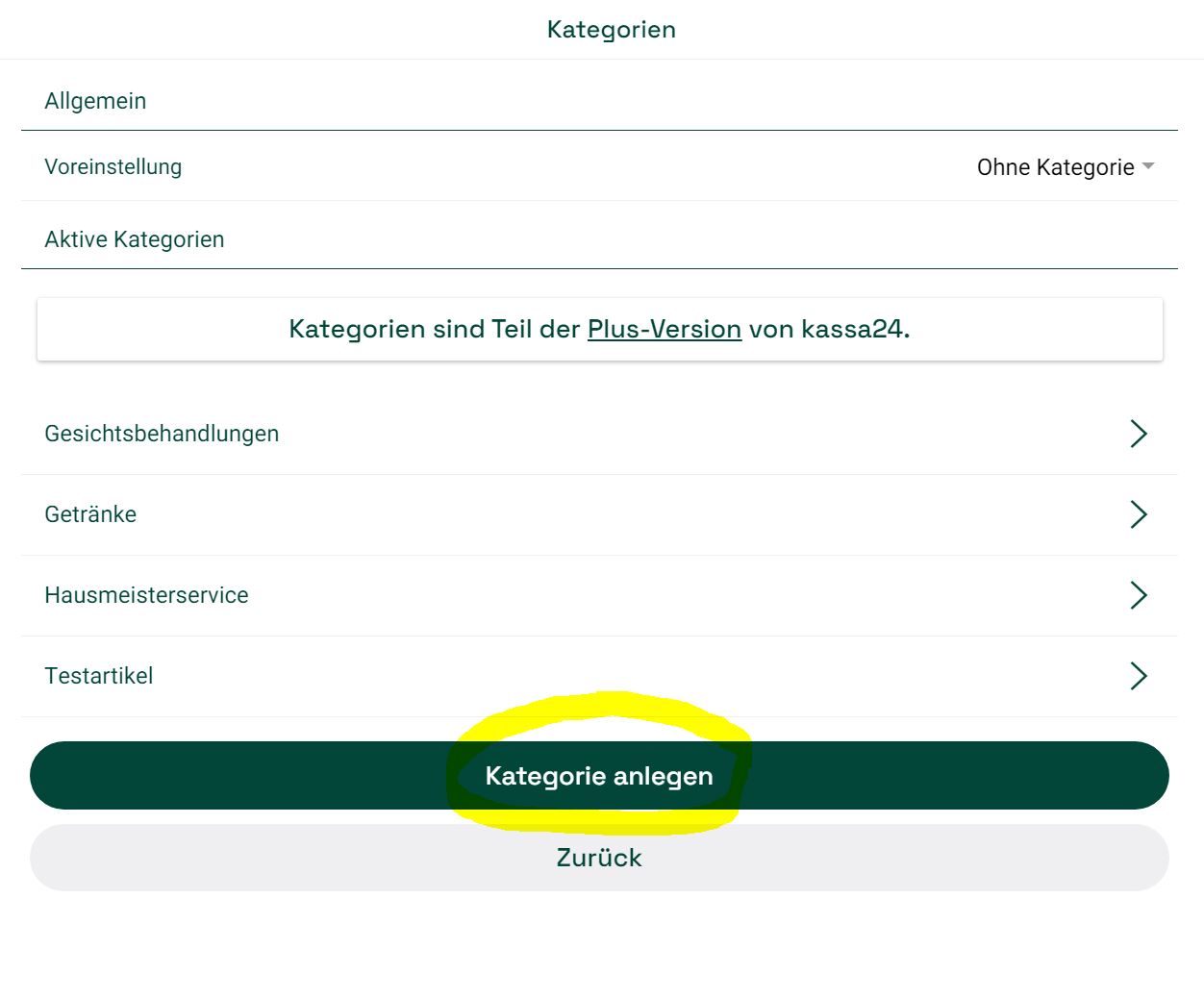 Kategorien