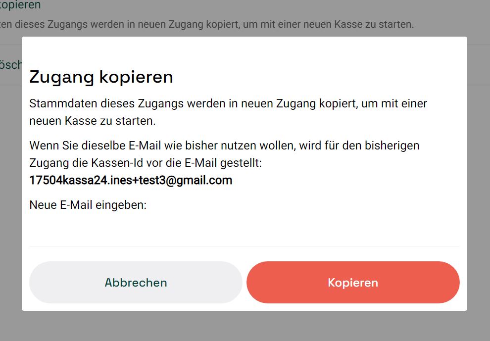 Mein Zugang