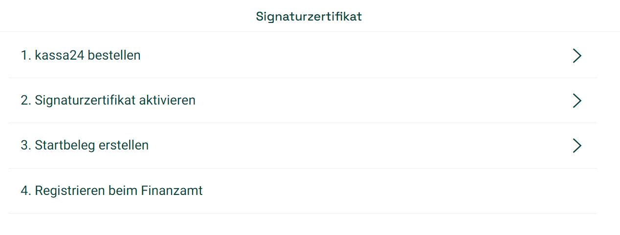 Signaturzertifikat